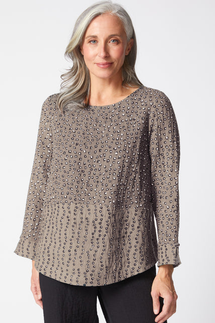 Express Travel Organic Dot Pullover