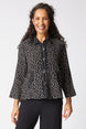 Express Travel Organic Dot Pleat Back Jacket