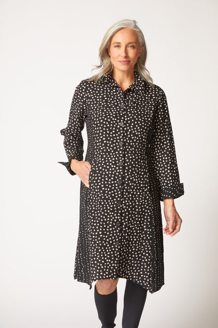 Express Travel Organic Dot Artist Dress