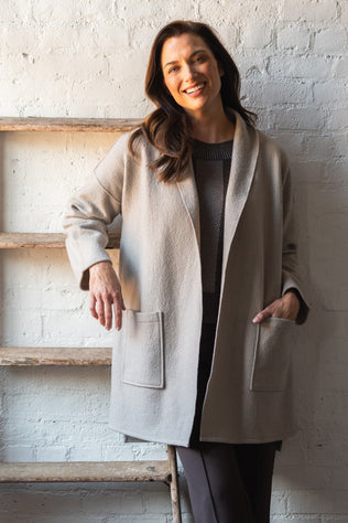 Boiled Wool Soho Coat