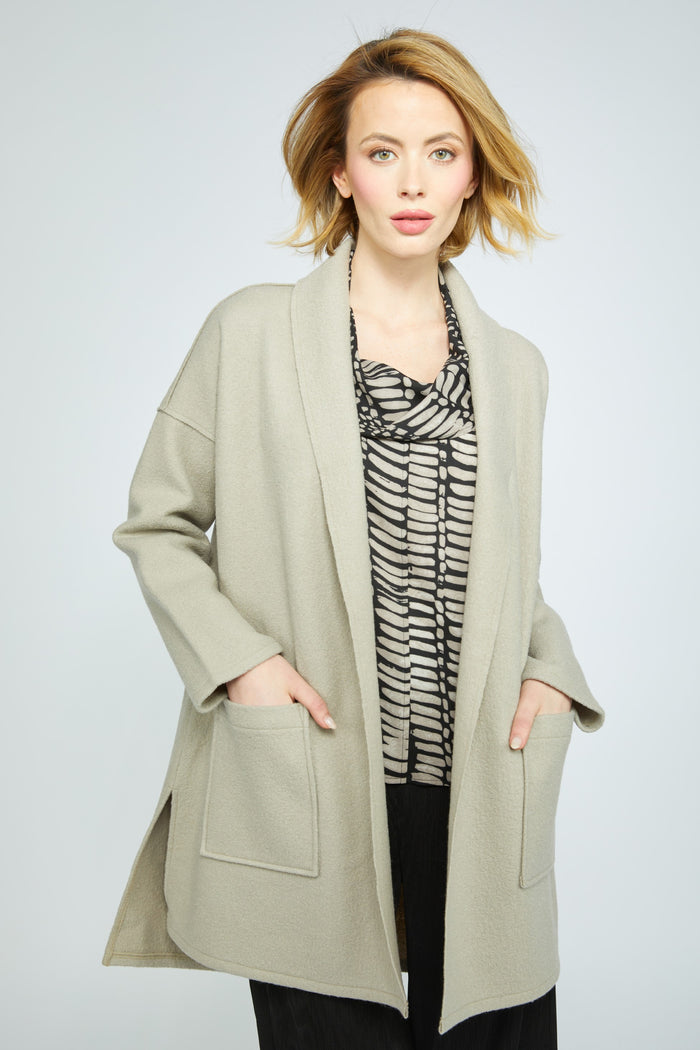 Boiled Wool Soho Coat