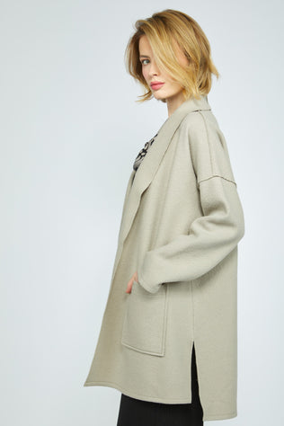 Boiled Wool Soho Coat
