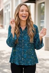 English Garden Flounce Shirt