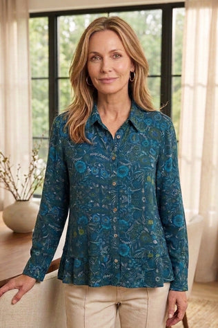 English Garden Flounce Shirt