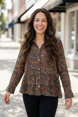English Garden Flounce Shirt