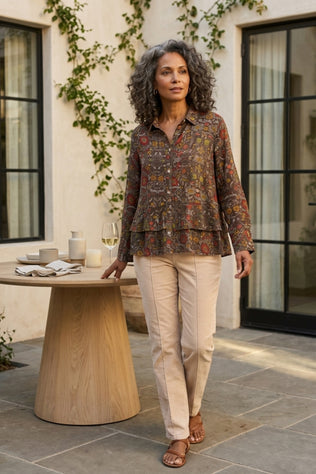 English Garden Flounce Shirt