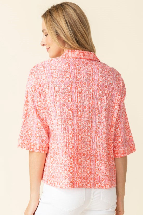 Crinkle Cotton Shorefront Shacket – Habitat Clothes