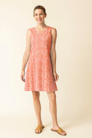 Crinkle Cotton Shorefront Dress