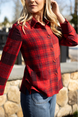 Girl Gone Plaid Mixed Pocket Shirt