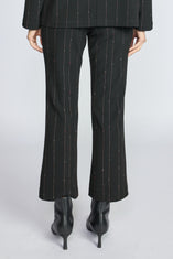 Playful Pinstripe Kick Flare Pant