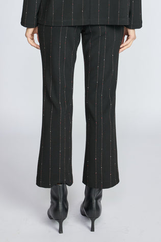 Playful Pinstripe Kick Flare Pant