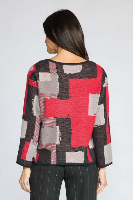 Collage Swing Pullover Sweater