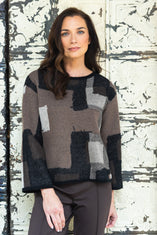 Modern Collage Sweater
