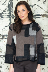 Modern Collage Sweater