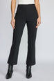 Knit Denim Seamed Kick Flare Pant