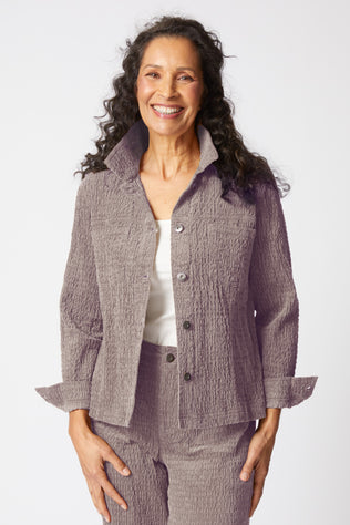 Rustic Stretch Cord Boyfriend Jacket