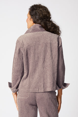 Rustic Stretch Cord Boyfriend Jacket