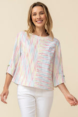 Sanibel Buttonback Top