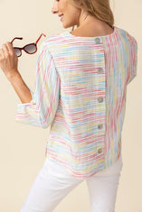Sanibel Buttonback Top