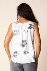 Watercolor Floral Bistro Tank