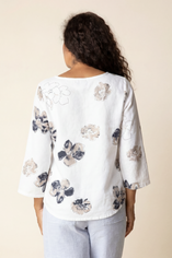 Linen Watercolor Blouse