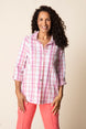 Blurred Plaid Tunic