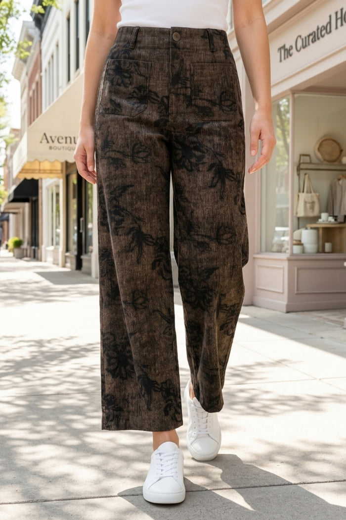 Luxe Cord Ankle Pant