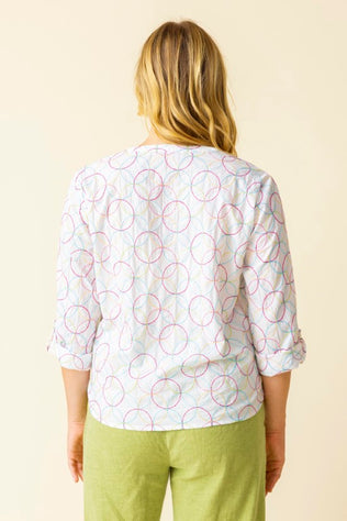 Full Circle Tie Front Top
