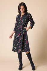 Boho Floral Crinkle Cotton Lanai Dress