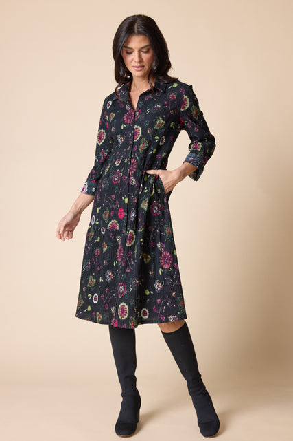 Boho Floral Crinkle Cotton Lanai Dress