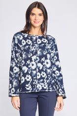 Focus Floral Pullover Sweater