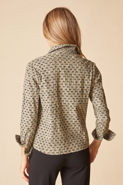 Mix & Match Geo Button Down