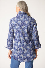Batik Floral Shaped Shirt