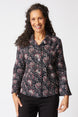 Batik Floral Flounce Jacket