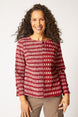 Mixed Batiks Button Pullover