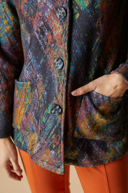 Sunset Fleece Swing Coat