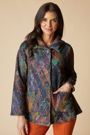 Sunset Fleece Swing Coat