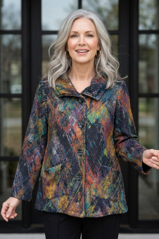 Sunset Fleece Swing Coat