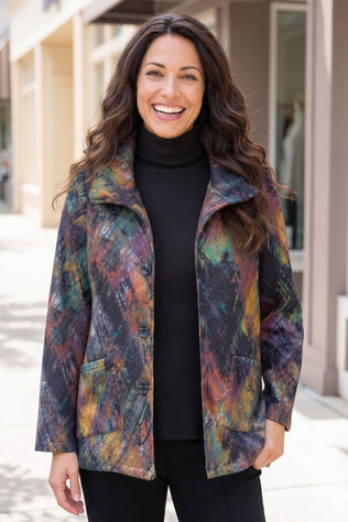 Sunset Fleece Swing Coat