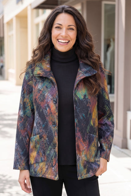 Sunset Fleece Swing Coat