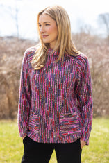 Mosaic Knit Pullover