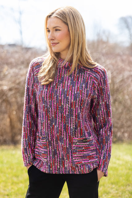 Mosaic Knit Pullover