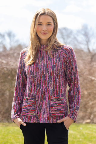 Mosaic Knit Pullover