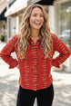 Embroidered Cotton Stripe Shirt