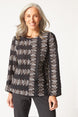 Embroidered Cotton Button Back Pullover