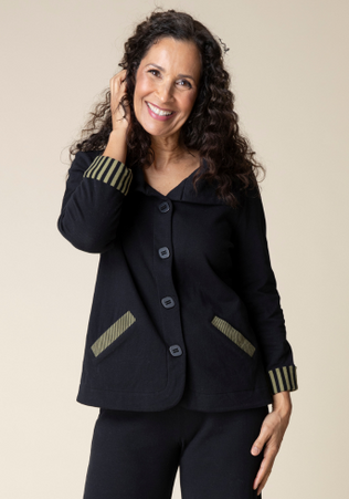 Mixed Stripes Studio Jacket