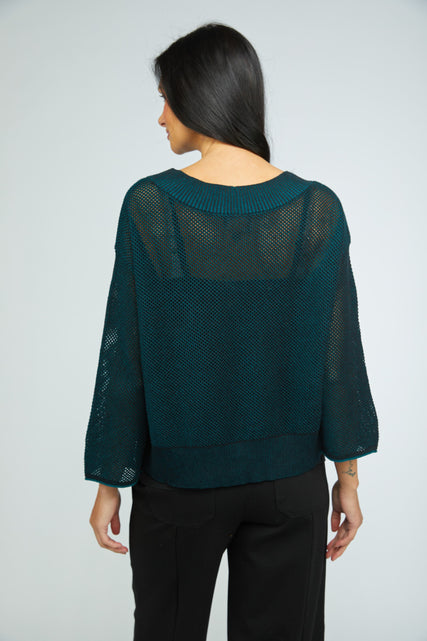 Reversable Mesh Stitch Topper