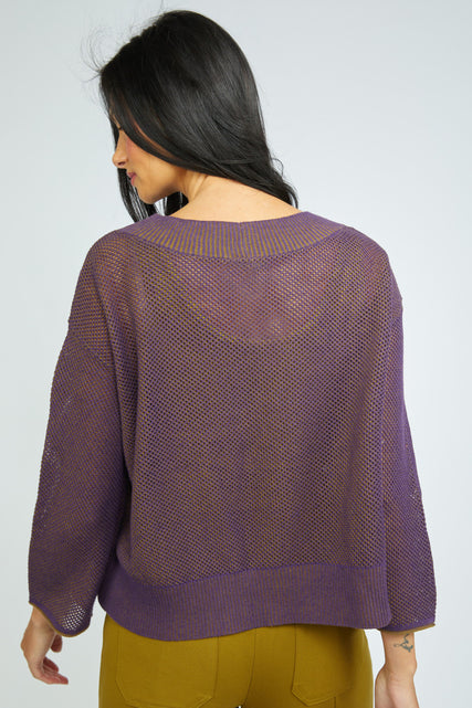 Reversable Mesh Stitch Topper