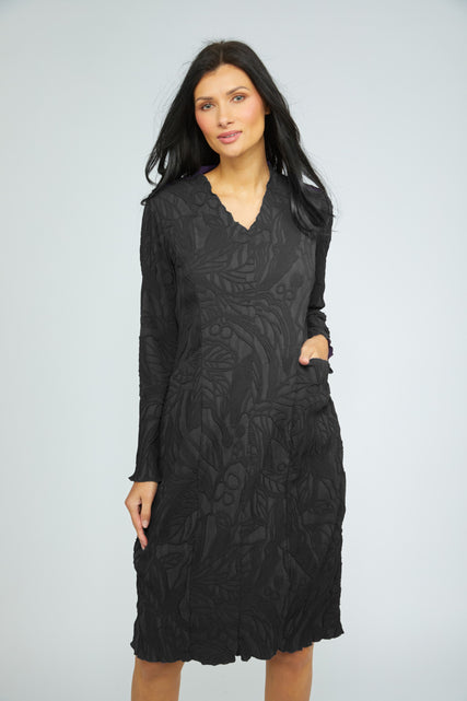 Sculpted Floral Event Dress