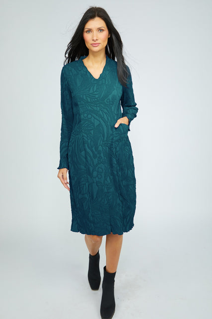Sculpted Floral Event Dress